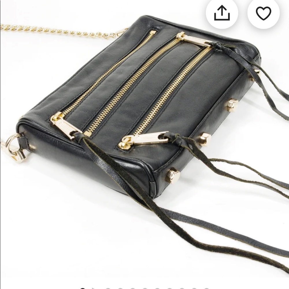 Rebecca Minkoff black leather crossbody